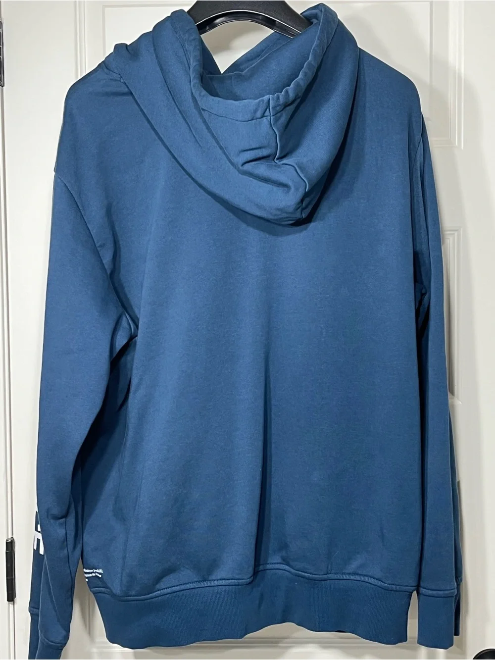 The North Face Floral Logo Hoodie Blue Men’s XL Pullover Sweatshirt